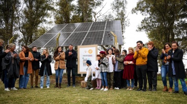 En Pila se inauguró el nuevo sistema eléctrico de la escuela  “Real Audiencia”