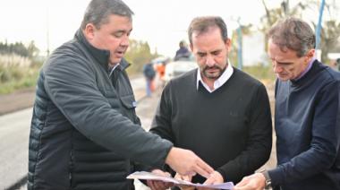 Katopodis y Sujarchuk recorrieron las obras sobre la Ruta 26
