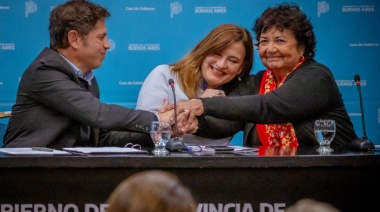Kicillof: “Vamos federalizar las iniciativas del Ministerio de Mujeres y Diversidad, el único en el país”