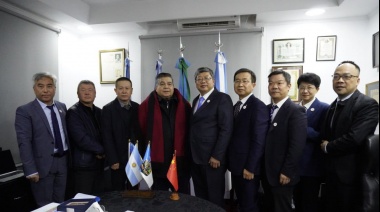 El intendente Ishii recibió una comitiva de la Universidad Politécnica de Whuan
