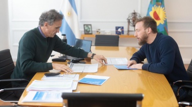 Lomas de Zamora: Otermín se reunió con Katopodis para avanzar con obras pendientes