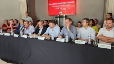 El Foro de intendentes radicales marcó el camino a seguir