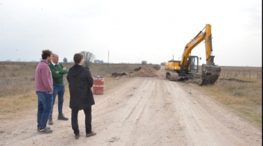 Olavarría: continúan los trabajos de mejoramientos de los caminos rurales