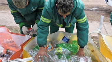Merlo continúa con los operativos de reciclaje