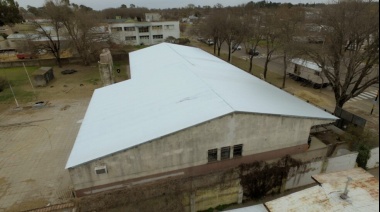 Trenque Lauquen: avanza la reconstrucción de la Escuela Nº 3