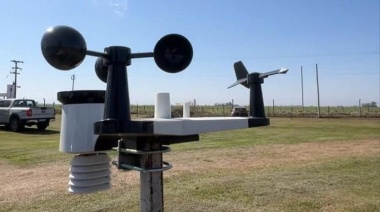 Alberti inauguró una nueva estación meteorológica