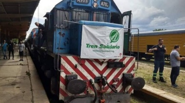El tren solidario llega a Cañuelas