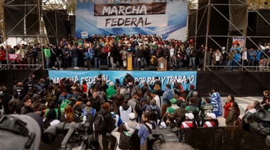 Culminó la Marcha Federal con pedidos de paro nacional