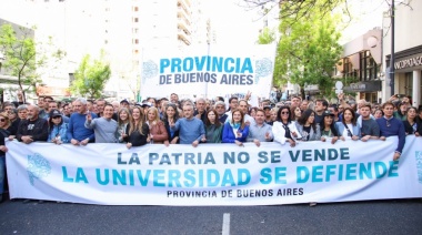 Intendentes acompañaron la multitudinaria marcha Federal Universitaria