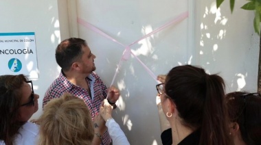 Colón inauguró una sala de oncología en el Hospital Municipal