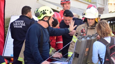 Derrumbe en Villa Gesell: Bullrich envió equipos especializados para trabajar en el lugar