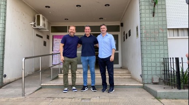 Sciaini recibió a Granados y Achaval, con el foco puesto en las empresas de sus distritos