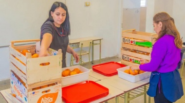 San Fernando reforzó el servicio alimentario de escuelas secundarias