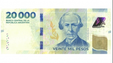 Atención: Comenzó a circular el nuevo billete de 20.000 pesos