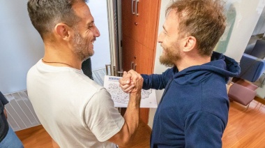 Álvarez y Otermín se reunieron para planificar tareas en zonas limítrofes de los distritos