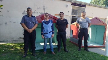 El Jardín N°909 de Trenque Lauquen recibió material didáctico fabricado en una cárcel