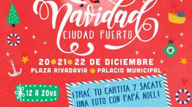 "Navidad Puerto" en la Muni: todo listo para que grandes y chicos disfruten la previa de navidad