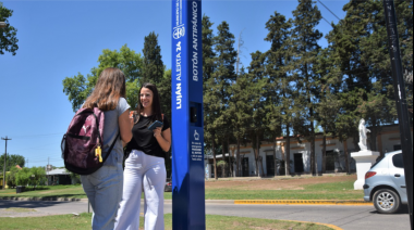 Luján avanza en seguridad con la instalación de nuevos tótems en instituciones educativas