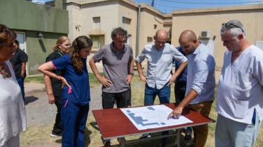 Gabriel Katopodis en Alberti: "Estamos poniendo el cuerpo y recorriendo obras"