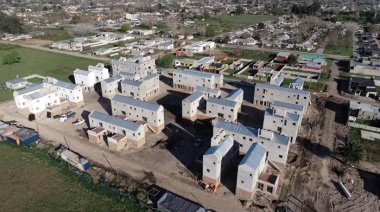 Con el objetivo de garantizar el techo propio, la PBA construye más de 100 casas en Las Flores