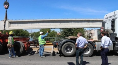 Se reactivó la obra del puente de Gaspar Campos sobre el Río Reconquista