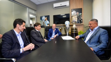 Se oficializó el acuerdo con el Chiqui Tapia para convertir el Estadio Único en la "casa del fútbol argentino"