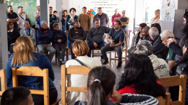 “Organizarnos es el camino”: Santalla convocó a reconstruir el tejido social desde los barrios