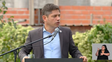 Kicillof encabezó acto por 500 días sin obra pública