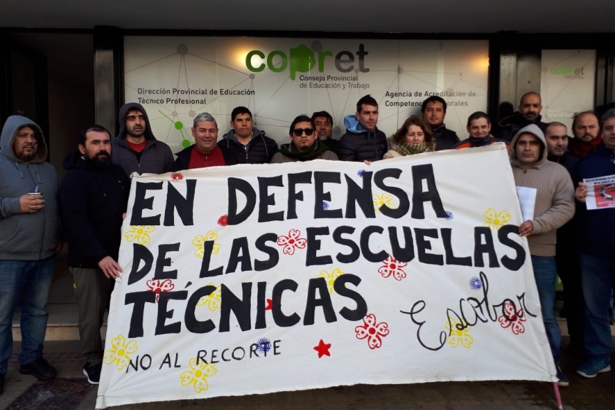 Docentes de escuelas técnicas cargan contra el Gobierno provincial