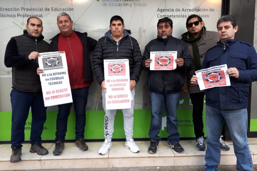Docentes de escuelas técnicas cargan contra el Gobierno provincial