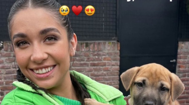 Adopción responsable: la iniciativa de María Becerra para salvar a los perros afectados por las inundaciones en Campana