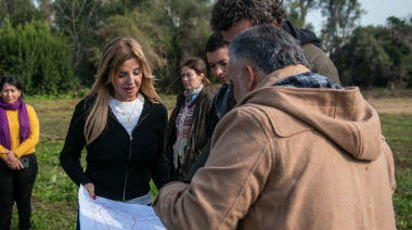 Fassi recorrió obras del Parque Las Rosas: “Es un compromiso con el ambiente y la memoria”