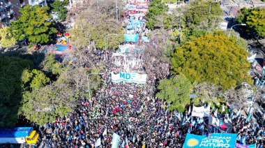 La dirigencia peronista marchó con más de medio millón de personas para apoyar a Cristina