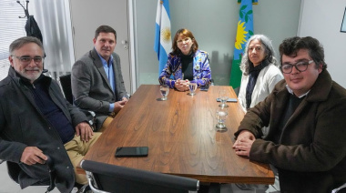 Bouvier gestiona obras de urbanización y saneamiento con Provincia