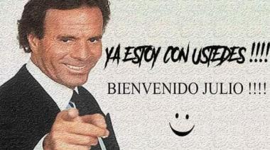 Furor en redes: los infaltables memes de Julio Iglesias para recibir al mes más frío del año