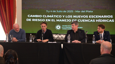 Ingenieros y funcionarios debaten sobre cambio climático e infraestructura hídrica