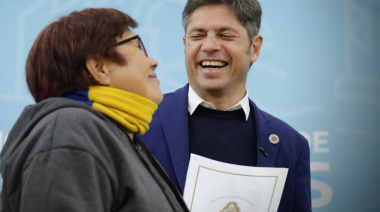 Kicillof: "Estamos trabajando para que las políticas de Milei no destruyan a los bonaerenses"