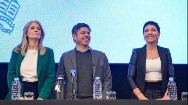 Kicillof y Mayra Mendoza sellaron foto de unidad en Quilmes