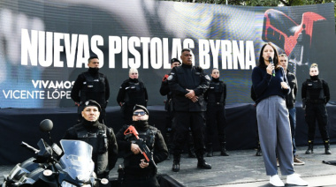 "Nos estamos haciendo cargo": Vicente López sumó armas no letales Byrna para reforzar la seguridad