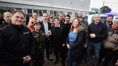 Kicillof y Petrecca compartieron acto en Junín con críticas y reclamos a Nación