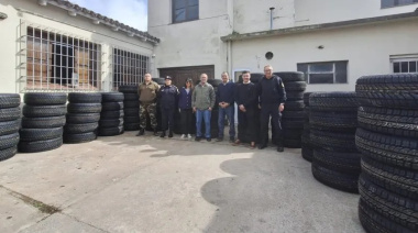 Benito Juárez: Marini fortalece la seguridad con inversión en neumáticos para vehículos policiales