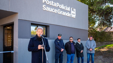 Monte Hermoso: Sauce Grande ya cuenta con una Posta Policial con servicio permanente