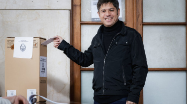 Votó Axel Kicillof: "Es una elección muy importante"