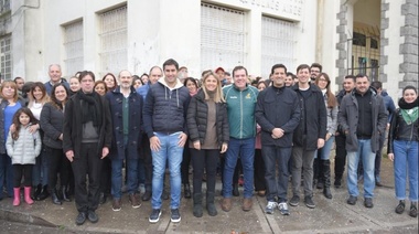 Mosca, González, Abad y Montenegro realizaron un timbreo en Mar del Plata