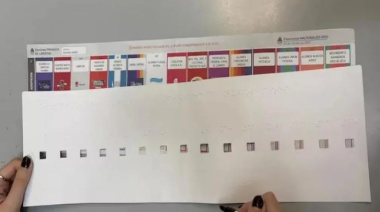 Inclusión: la Provincia implementa audioguías y braille en la Boleta Única de Papel