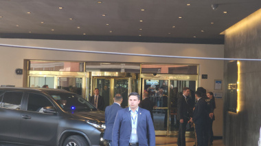 Milei ya está en el búnker de La Libertad Avanza