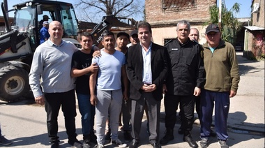 Ritondo supervisó el derribo del búnker 80