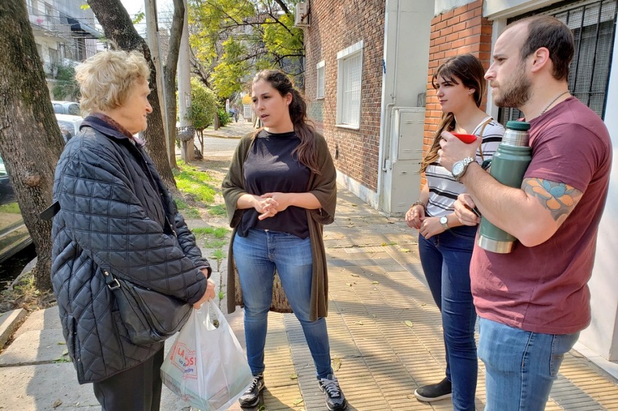 La Juventud de Cambiemos hizo su propio timbreo en Provincia