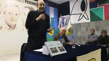 Lorenzo Pepe presentó su libro en la sede del PJ