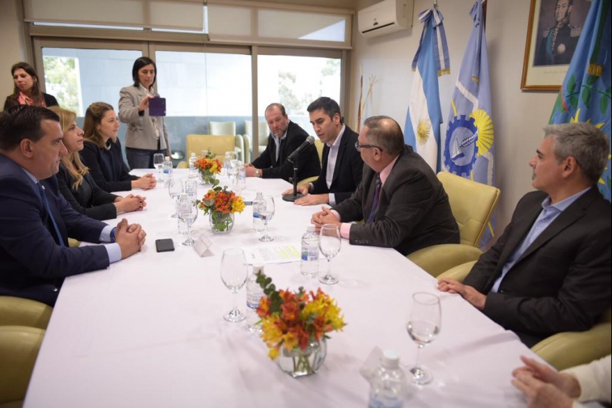 Manuel Mosca se reunió con el gobernador Arcioni en Chubut